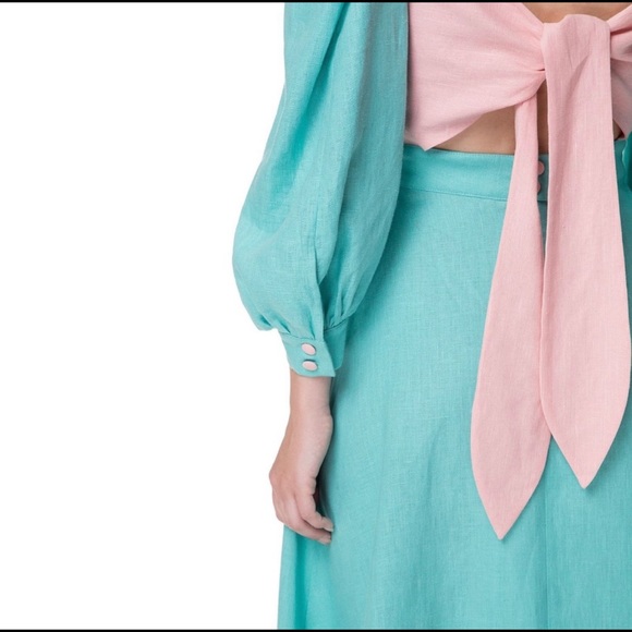 Lee Pfayfer Mint Candy Dress - Picture 6 of 10